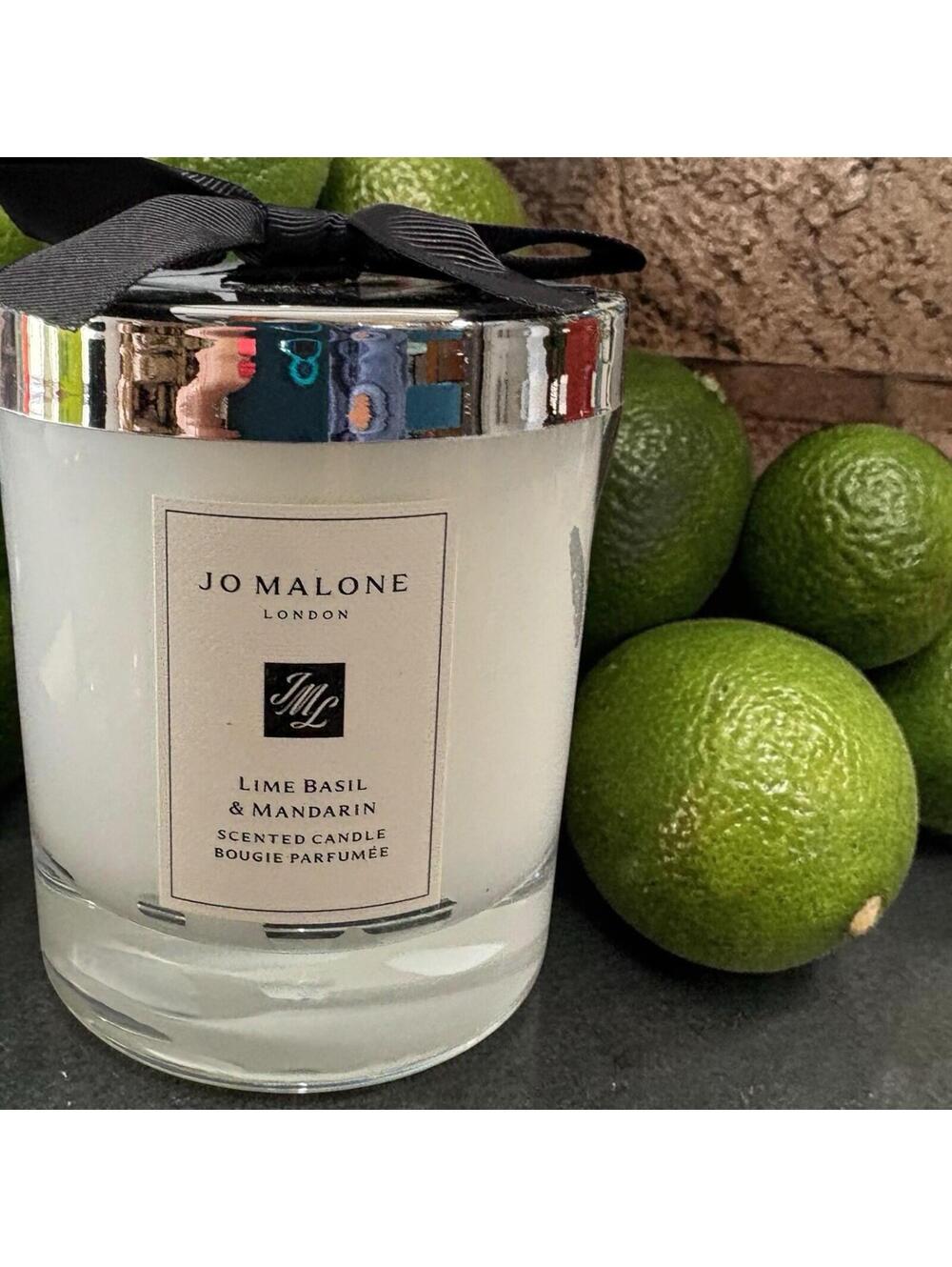 Jo Malone London Lime Basil & Mandarin Home Candle 7.1 oz Sealed with bow!! - Picture 5 of 5